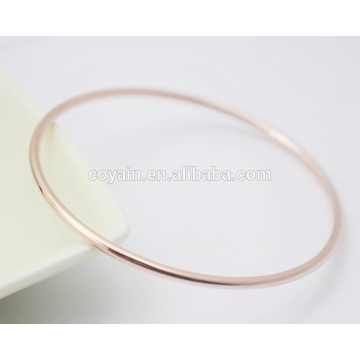 Classic 316L Stainless Steel Thin Cuff Bangle Bracelet